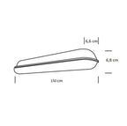 Plafoniera Led Stagna Slim LD3 1,5 Metri 52W IP65 6200 Lumen 4000K 220V