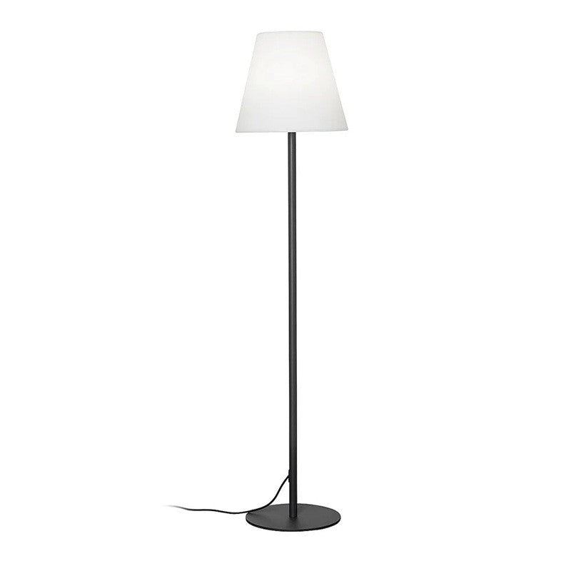 Lampada da Terra per Esterno BOT LIGHTING GARDA FLOOR Alluminio Nero Polietilene Bianco H. 154