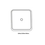 Plafoniera Led Quadrata Per Esterno IP65 30W Con Sensore Di Presenza 4000K
