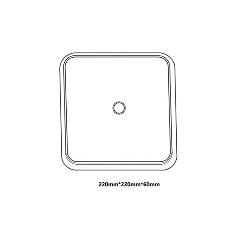 Plafoniera Led Quadrata Per Esterno IP65 30W Con Sensore Di Presenza 4000K
