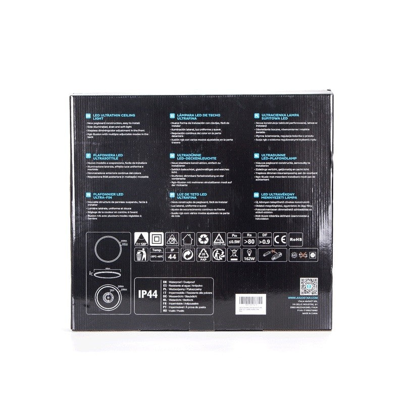 Plafoniera Led Ultrasottile 24W RGB + CCT 2700 Lumen D.42CM