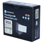Aigostar Faro LED 10W 900LM IP65 Luce Naturale 4000K Nero Ultra-Slim