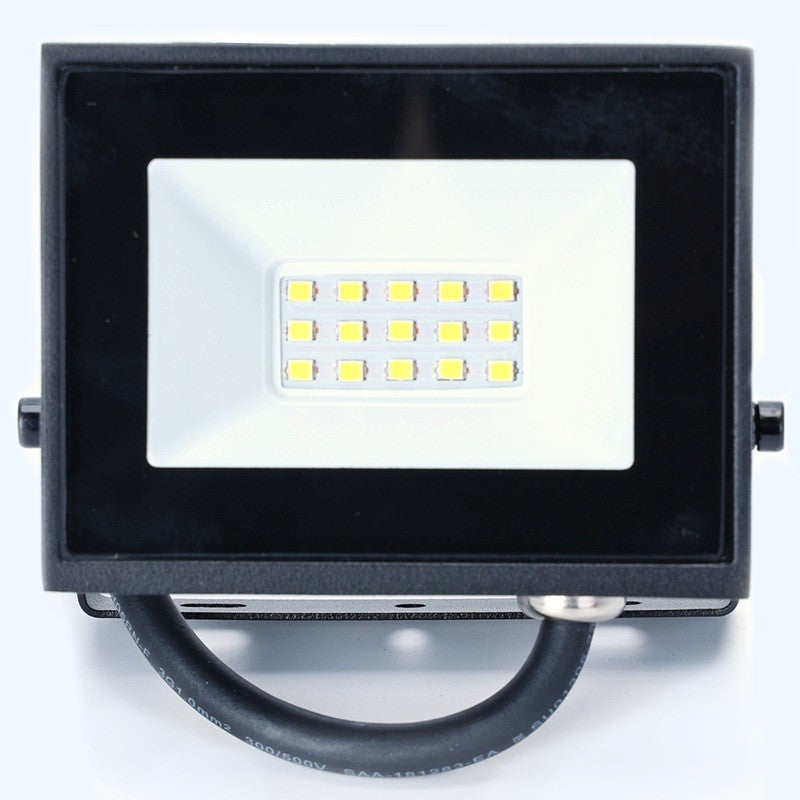Aigostar Faro LED 10W 900LM IP65 Luce Naturale 4000K Nero Ultra-Slim