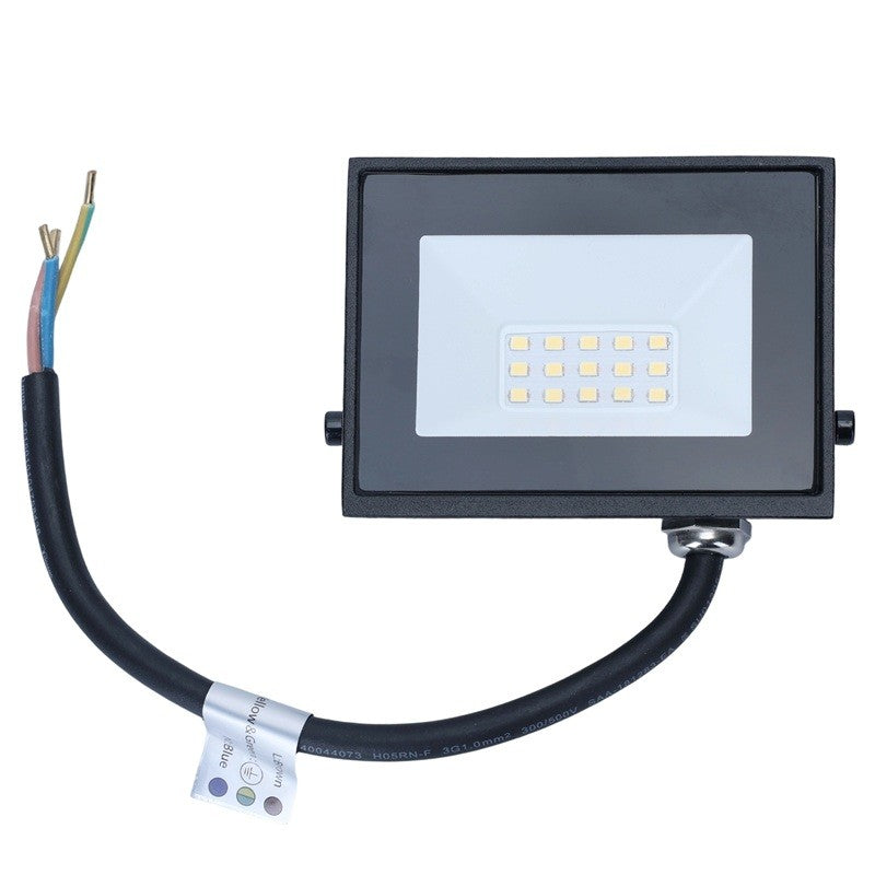 Aigostar Faro LED 10W 900LM IP65 Luce Naturale 4000K Nero Ultra-Slim