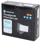 Aigostar Faro LED 10W 900LM IP65 Luce Fredda 6500K Nero Ultra-Slim