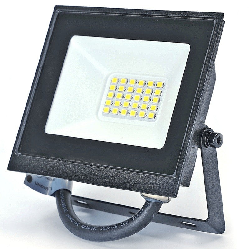 Aigostar Faro LED 20W 1800LM IP65 Luce Naturale 4000K Nero Ultra-Slim