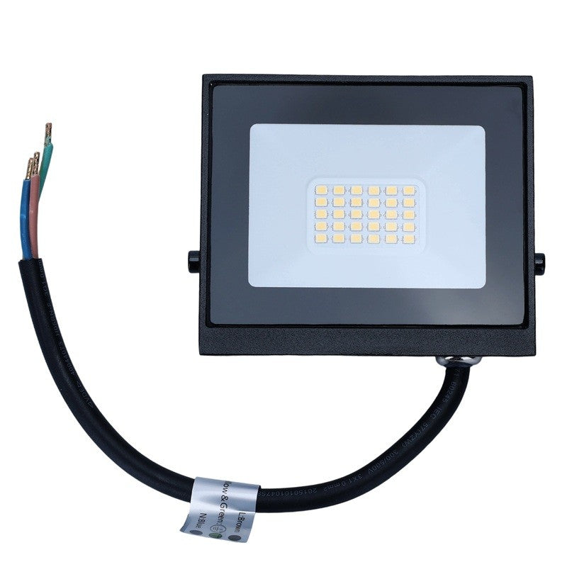 Aigostar Faro LED 20W 1800LM IP65 Luce Naturale 4000K Nero Ultra-Slim