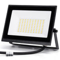 Aigostar Faro LED 50W 4500LM IP65 Luce Fredda 6500K Nero Ultra-Slim