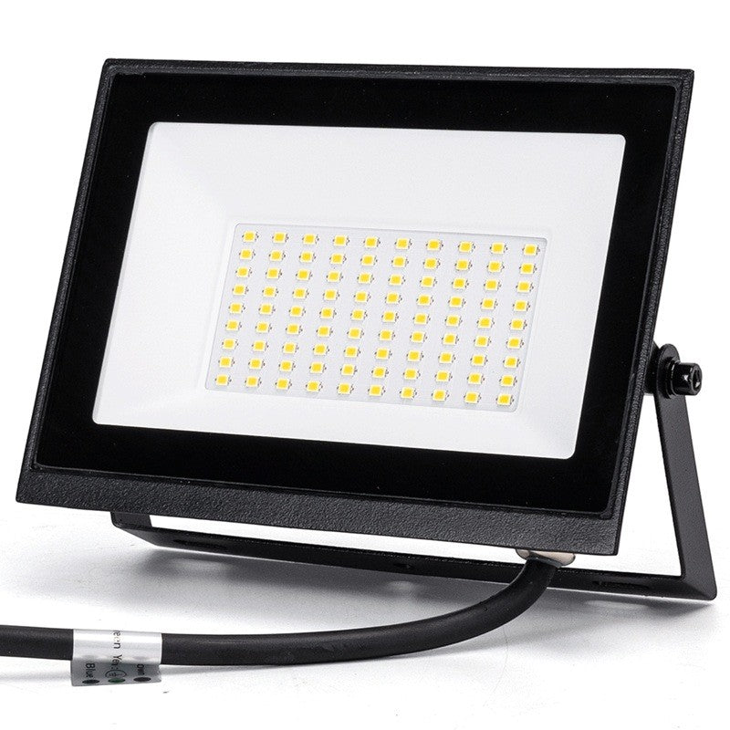 Aigostar Faro LED 50W 4500LM IP65 Luce Fredda 6500K Nero Ultra-Slim