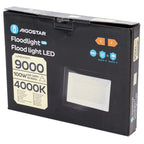 Aigostar Faro LED 100W 9000LM IP65 Luce Naturale 4000K Nero Ultra-Slim