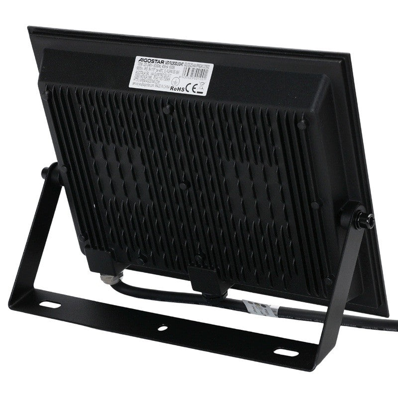 Aigostar Faro LED 100W 9000LM IP65 Luce Fredda 6500K Nero Ultra-Slim