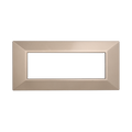 Placca Piramide in Plastica Bronzo Compatibile Bticino Axolute - 6 Posti - Ettroit