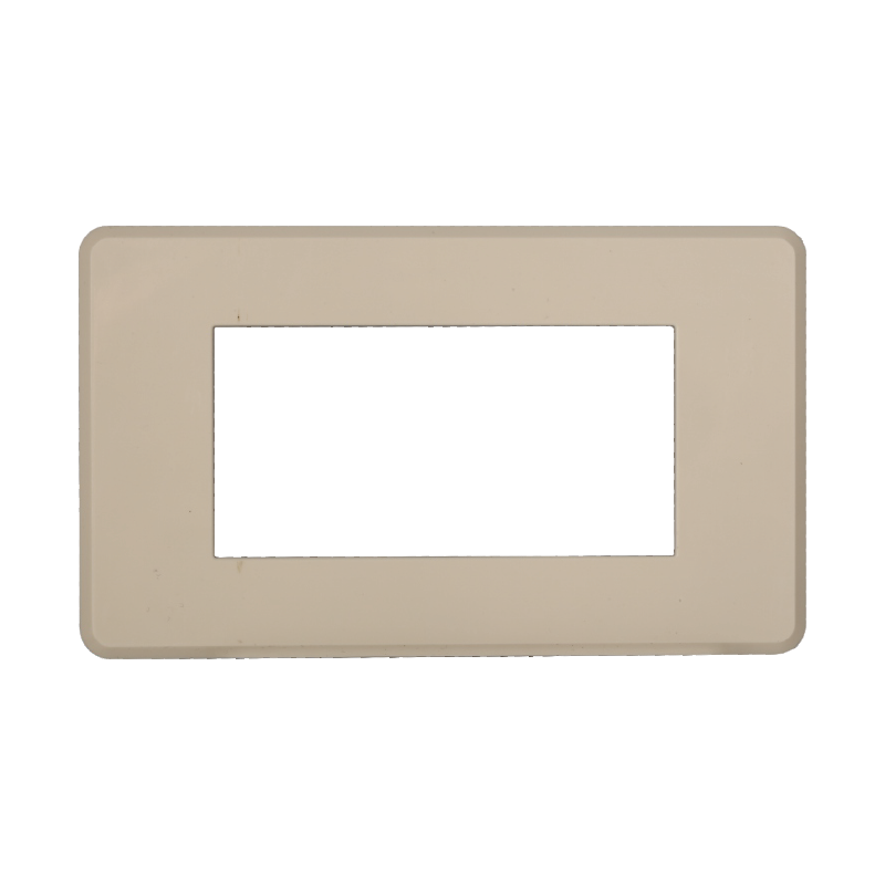 Placca Slim in Plastica Sabbia Compatibile Bticino Axolute - 4 Posti - Ettroit