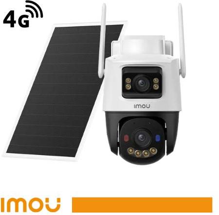 Imou Telecamera AOV Doppia Ottica 5MP+5MP a batteria Wi-Fi + 4G