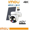 Imou Kit Telecamera AOV PT a batteria 8Mp 4K Kit Wi-FI + 4G con SIM inclusa