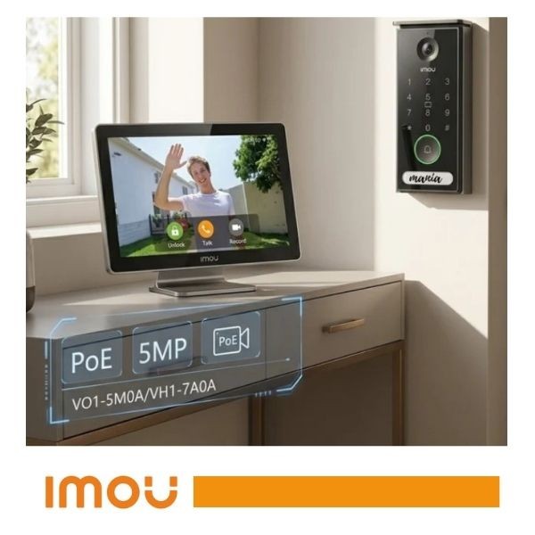 Imou Kit Videocitofono 5MP PoE con Monitor Touch 7"