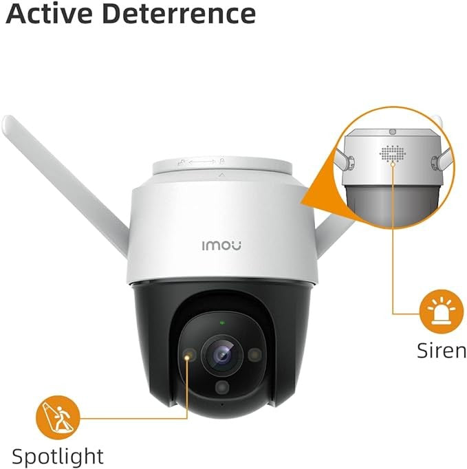 Imou Telecamera Cruiser 2C 2K PTZ IP/Wi-Fi Full-color 3MP 3.6mm IR