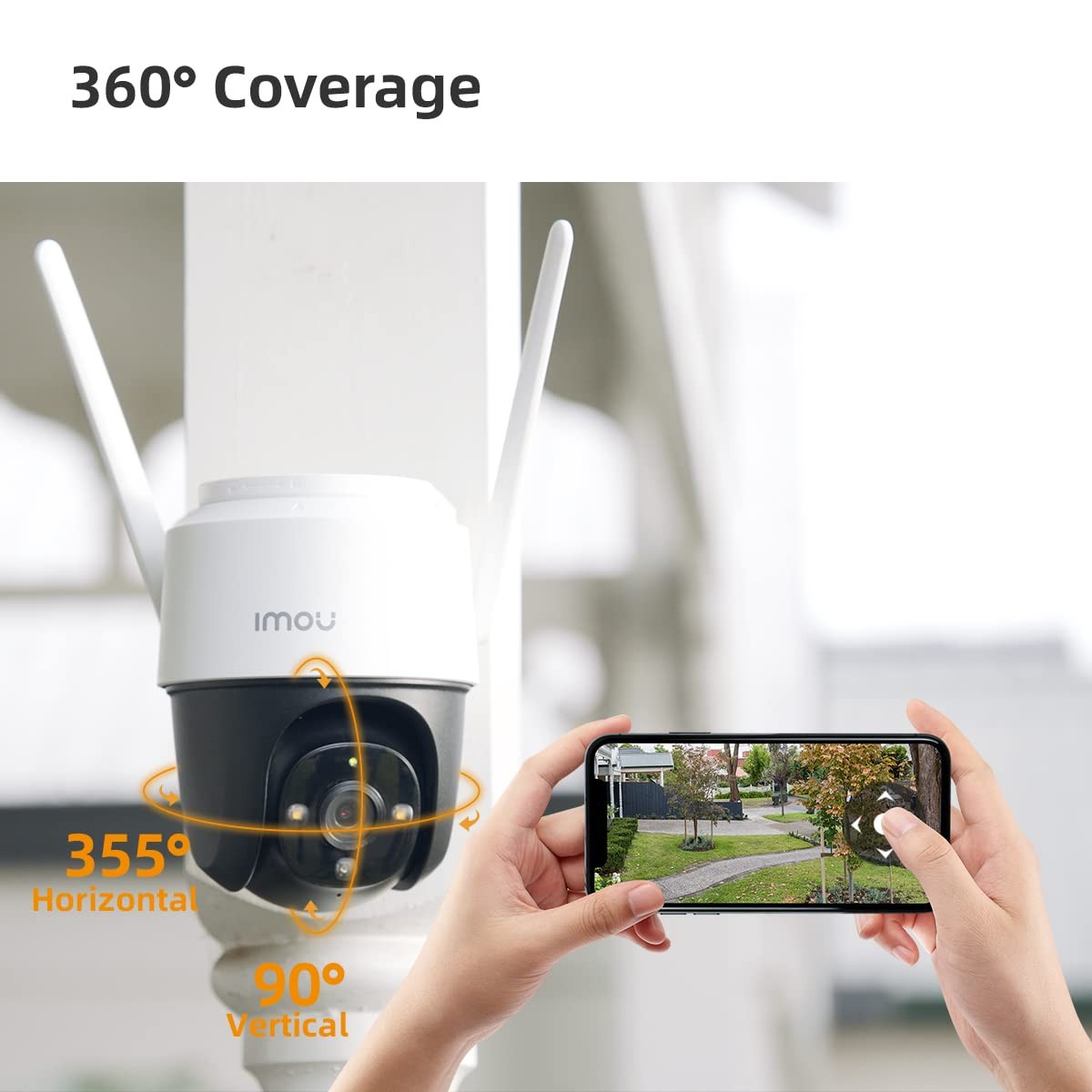 Imou Telecamera Cruiser 2C 2K PTZ IP/Wi-Fi Full-color 3MP 3.6mm IR