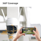 Imou Telecamera Cruiser 2C 3K PTZ IP/Wi-Fi Full-color 5MP 3.6mm IR