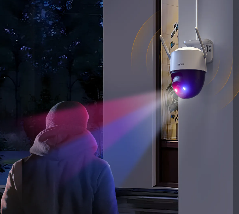 Imou Telecamera Cruiser SC 3K PTZ IP/Wi-Fi Full-color 5MP Red&Blue light