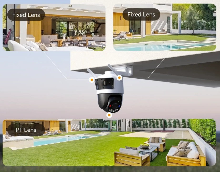Imou Telecamera Cruiser triple PAN&TILT 11Mp - HD 3+3+5 Mp