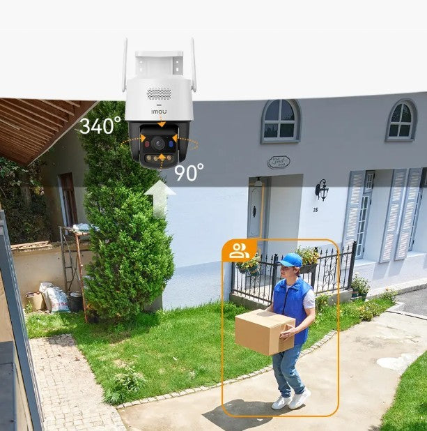 Imou Titan Pro - Telecamera di sicurezza PTZ 6MP 3K+ Wi-Fi AOR - Wi-Fi POE
