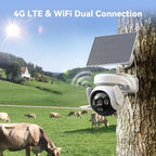 Imou Kit Telecamera AOV PT a batteria 5Mp 3K Kit Wi-FI + 4G con SIM inclusa