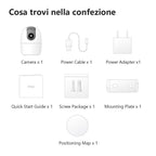 Imou Telecamera A1 2Mp PT Cube IP/Wi-Fi 2MP 2.8mm IR mic/speaker