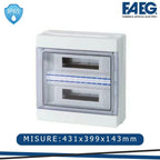 Faeg Centralino da Parete Stagno Con Sportello IP65 36 Moduli 431x399x143 FG14536