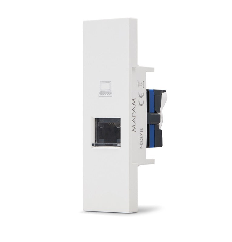 Presa RJ45 CAT.6 Serie Zen Mapam Bianco