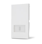 Cover campanello 2 moduli Serie Zen Mapam Bianco