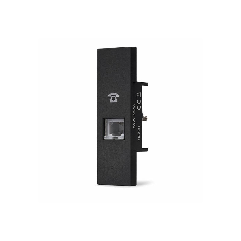 Presa Telefonica RJ11 Serie Zen Mapam Nero