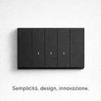 Modulo Interruttore Senza Cover Serie Zen Mapam Nero