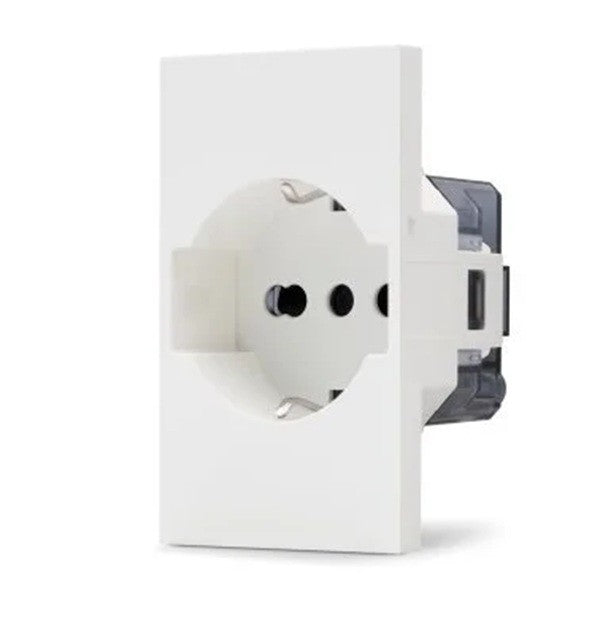 Presa Schuko Serie Zen Mapam Bianco