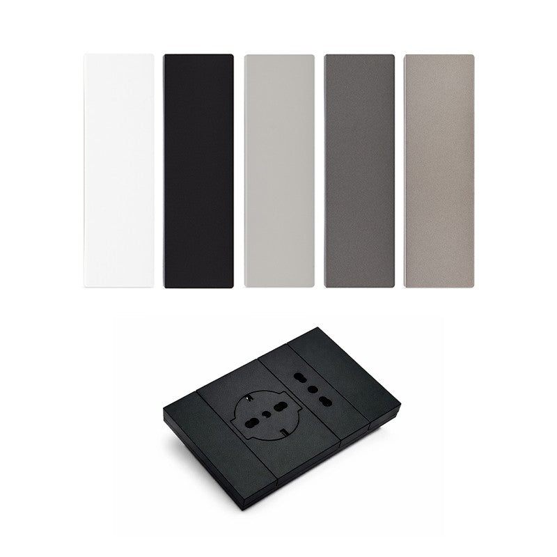 Placca in Tecnopolimero Grigio Serie Mapam Zen