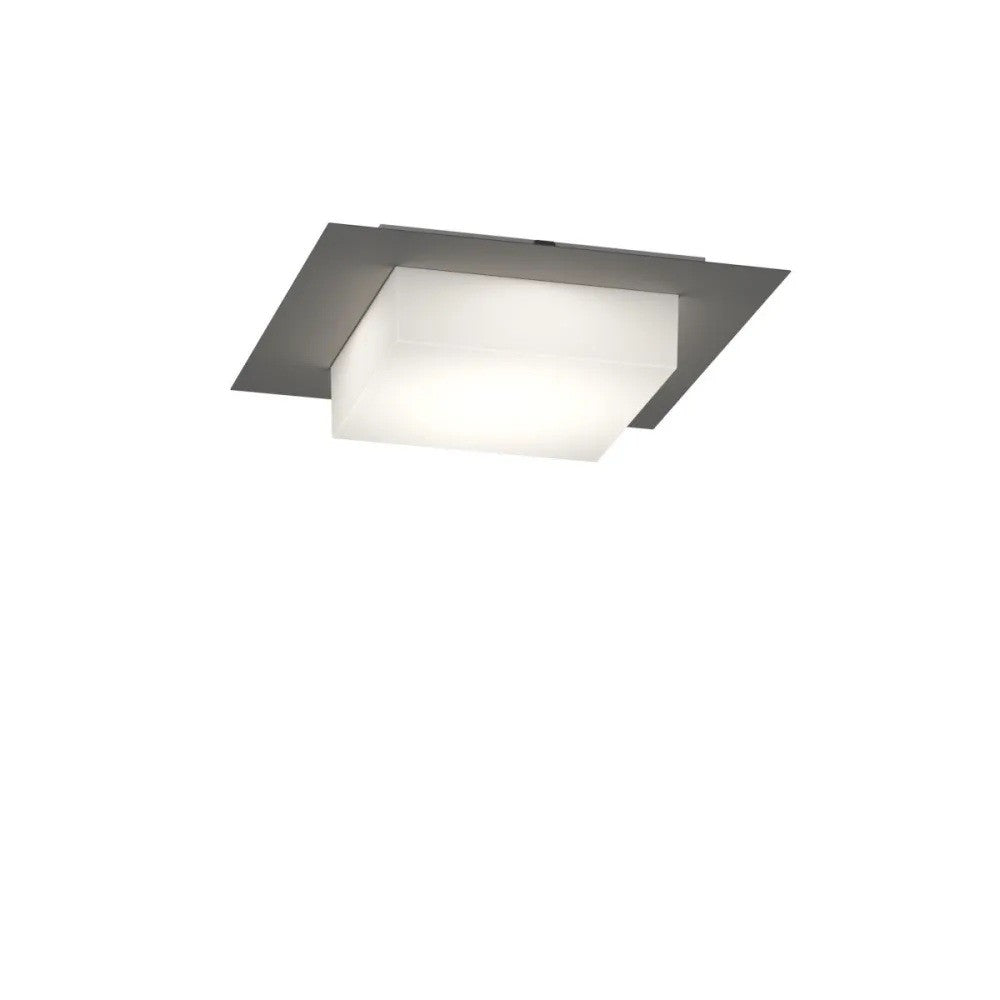 Plafoniera Moderna Top Light MIAMI PLUS Q GX53 LED IP54 Alluminio Policarbonato