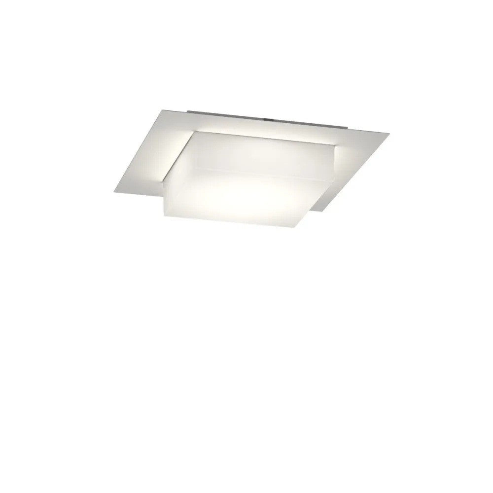 Plafoniera Moderna Top Light MIAMI PLUS Q GX53 LED IP54 Alluminio Policarbonato