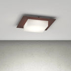 Plafoniera Moderna Top Light MIAMI PLUS Q GX53 LED IP54 Alluminio Policarbonato