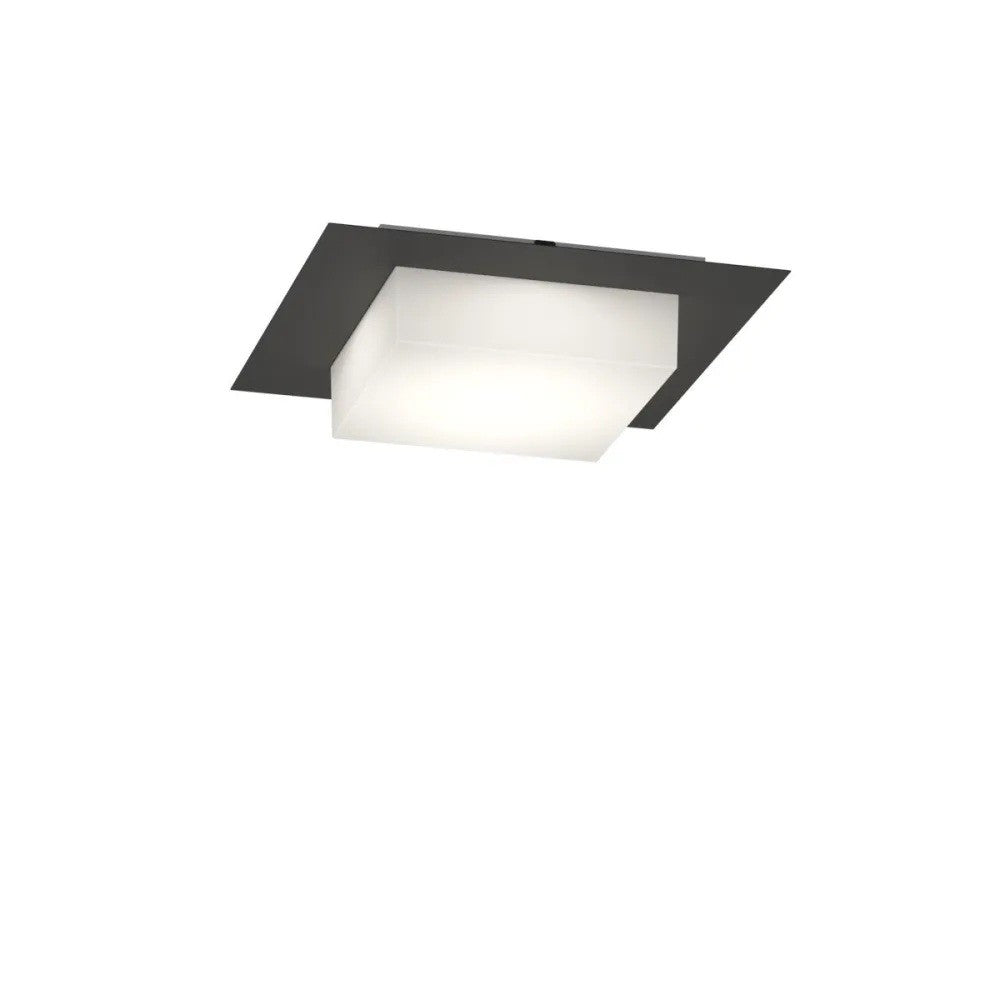 Plafoniera Moderna Top Light MIAMI PLUS Q GX53 LED IP54 Alluminio Policarbonato