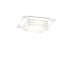 Plafoniera Moderna Top Light MIAMI PLUS Q GX53 LED IP54 Alluminio Policarbonato