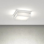Plafoniera Moderna Top Light OSAKA Q GX53 LED IP54 Alluminio Policarbonato