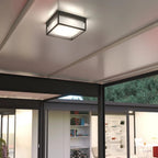 Plafoniera Moderna Top Light OSAKA Q GX53 LED IP54 Alluminio Policarbonato