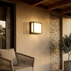 Plafoniera Moderna Top Light OSAKA Q GX53 LED IP54 Alluminio Policarbonato