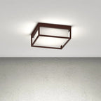 Plafoniera Moderna Top Light OSAKA Q GX53 LED IP54 Alluminio Policarbonato