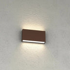 Applique LED Top Light MADRID 18 IP65 CCT Biemissione Alluminio Vetro