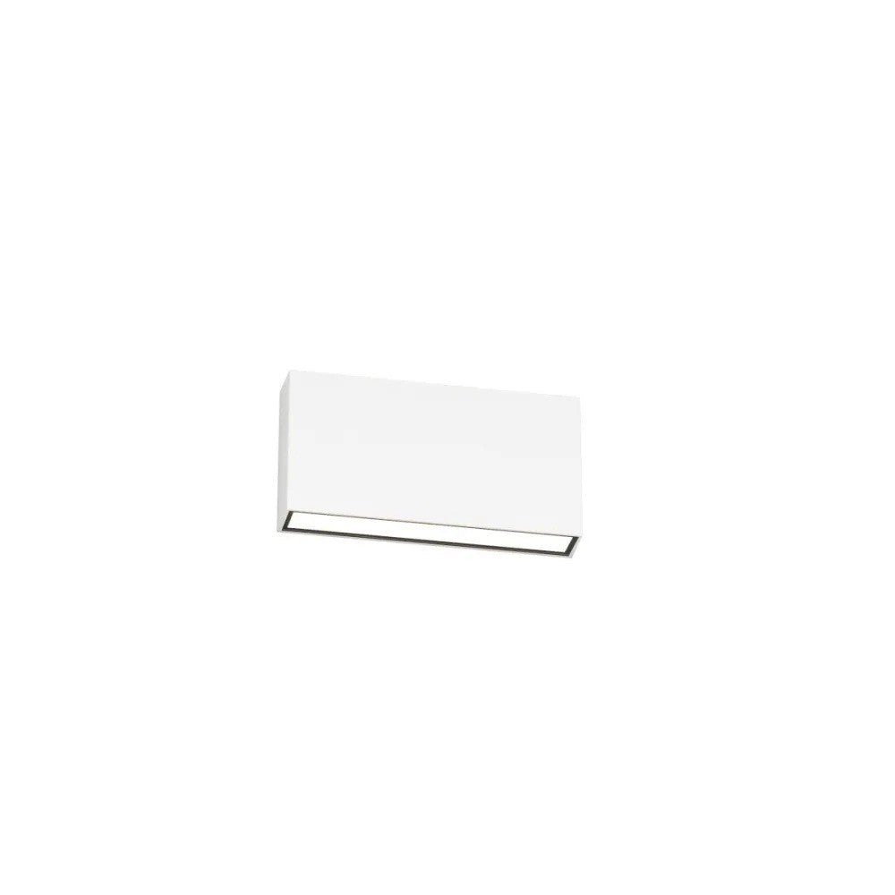 Applique LED Top Light MADRID 18 IP65 CCT Biemissione Alluminio Vetro
