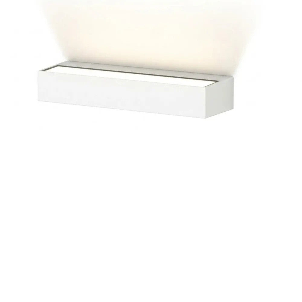 Applique LED Top Light PORTO 22M IP65 CCT Monoemissione Alluminio Vetro