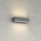 Applique LED Top Light PORTO 22B IP65 CCT Biemissione Alluminio Vetro