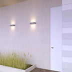 Applique LED Top Light PORTO 22B IP65 CCT Biemissione Alluminio Vetro
