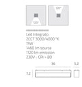 Applique Monoemissione Esterna Porto 36cm Led 15W CCT IP65 Top Light